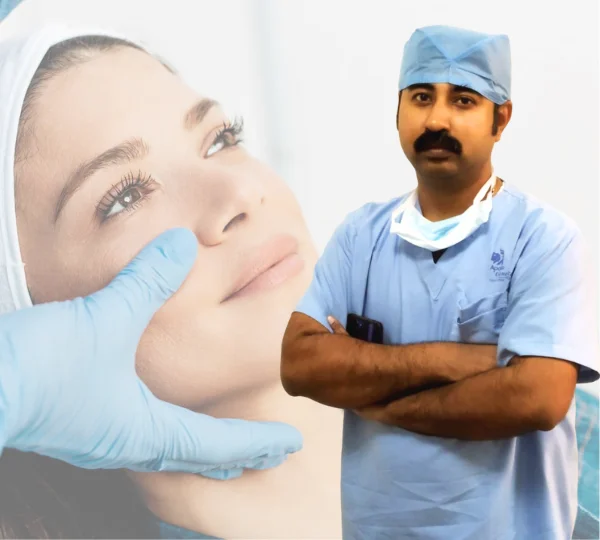 Dr. Saptarshi Bhattacharya in surgical attire
